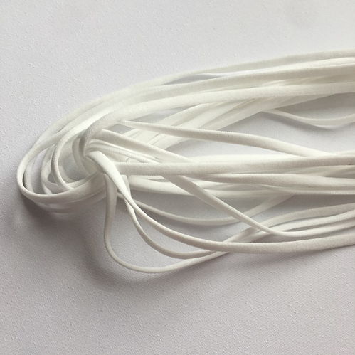 源欣泉紡織現(xiàn)貨4mm寬一次性醫(yī)用口罩松緊帶——高品質(zhì)服裝輔料之選